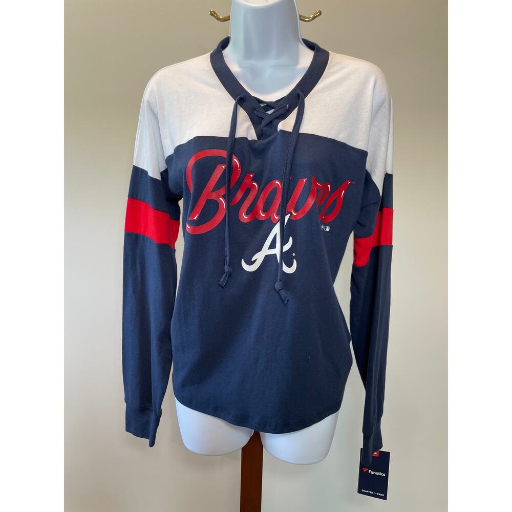 Fanatics Atlanta Braves Long Sleeve Top – Size S (NWT)